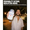 image:imageAdult Can Cooler Sleeve 12 oz Insulated Beer Holder  Boat WaterMid Life Ultra Crisis  White