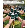 image:imageAdult Can Cooler Sleeve 12 oz Insulated Beer Holder  Boat WaterMy Dog Said Youre a Hoe  Forest Green