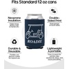 image:imageAdult Can Cooler Sleeve 12 oz Insulated Beer Holder  Boat WaterRoadie  Navy