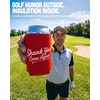 image:imageAdult Can Cooler Sleeve 12 oz Insulated Beer Holder  Boat WaterShank You Come Again  Red