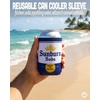 image:imageAdult Can Cooler Sleeve 12 oz Insulated Beer Holder  Boat WaterSunburn Soda  White