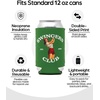 image:imageAdult Can Cooler Sleeve 12 oz Insulated Beer Holder  Boat WaterSwingers Club  Green
