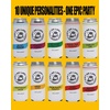 image:imageSlim Can Cooler  Tipsy by Noon  10 PackAint No Laws  10 pk  Bach Party Set