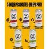 image:imageSlim Can Cooler  Tipsy by Noon  10 PackAint No Laws  5 pk  Bach Party Set