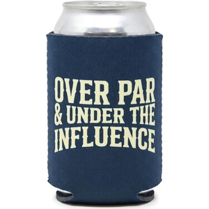 image:imageAdult Can Cooler Sleeve 12 oz Insulated Beer Holder  Boat WaterOver Par  Under The Influence  Navy