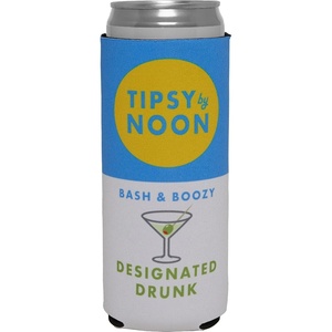 image:imageSlim Can Cooler  Tipsy by Noon  10 PackDesignated Drunk  Olive