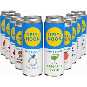 image:imageSlim Can Cooler  Tipsy by Noon  10 PackTipsy by Noon  10 pk  Bach Party Set