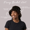 image:imageFunky Junque Fuzzy Furry Winter Bucket Hats for Women Warm Faux Fur CapLeopard  Brown