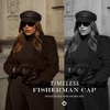 image:imageFunky Junque Greek Fisherman Newsboy Cap Cotton Captains Bakerboy HatLeather  Brown