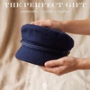 image:imageFunky Junque Greek Fisherman Newsboy Cap Cotton Captains Bakerboy HatWool  Navy