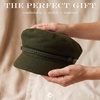 image:imageFunky Junque Greek Fisherman Newsboy Cap Cotton Captains Bakerboy HatWool  Olive