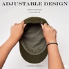 image:imageFunky Junque Greek Fisherman Newsboy Cap Cotton Captains Bakerboy HatWool  Olive