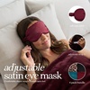 image:imageSatin Sleep Mask  Go Ask Your Dad  Mint4 Pack  Black  Teal  Burgundy  Leopard