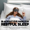 image:imageSatin Sleep Mask  Go Ask Your Dad  MintBlack Leopard