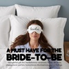 image:imageSatin Sleep Mask  Go Ask Your Dad  MintBride White
