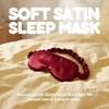 image:imageSatin Sleep Mask  Go Ask Your Dad  MintBurgundy