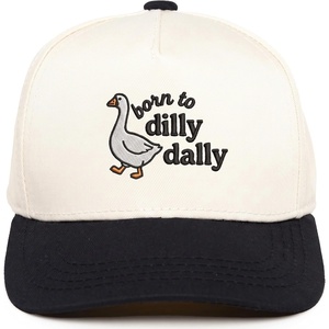 image:imageFunky Junque Kids 2 Tone Trucker Snapback Hat for Baby Toddler amp ChildrenBorn to Dilly Dally  BlackBeige