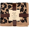 image:imageFunky Junque Baby Blanket amp Beanie Set  Leopard Print  Single Pom  LatteLeopard Print  Single Pom  Latte