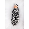 image:imageFunky Junque Leopard Print Baby Blanket Latte Soft Warm Lightweight 30x35in Throw Blanket for Toddler Stroller  Leopard Pattern  LatteLeopard Pattern  Ivory
