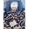 image:imageFunky Junque Leopard Print Baby Blanket Latte Soft Warm Lightweight 30x35in Throw Blanket for Toddler Stroller  Leopard Pattern  LatteLeopard Pattern  Latte