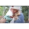 image:imageFunky Junque Baby Pom Pom Beanie  Soft Knit Infant Winter Hat for Baby Girls amp Boys Cozy Warm Newborn Beanie 012 MonthsDiagonal Basketweave Pattern  White