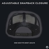 image:imageFunky Junque Blank Mesh Foam Lightweight Snapback Trucker HatBlackNautical