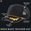 image:imageFunky Junque Blank Mesh Foam Lightweight Snapback Trucker HatBlackNautical