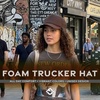 image:imageFunky Junque Blank Mesh Foam Lightweight Snapback Trucker HatBrown