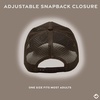 image:imageFunky Junque Blank Mesh Foam Lightweight Snapback Trucker HatBrown