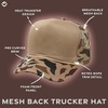 image:imageFunky Junque Blank Mesh Foam Lightweight Snapback Trucker HatBrown Camo