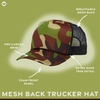 image:imageFunky Junque Blank Mesh Foam Lightweight Snapback Trucker HatCamo