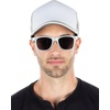 image:imageFunky Junque Blank Mesh Foam Lightweight Snapback Trucker HatHat Heather GreyWhite  Sunglasses Heather Grey