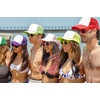 image:imageFunky Junque Blank Mesh Foam Lightweight Snapback Trucker HatHat Light PinkWhite  Sunglasses Light Pink