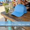 image:imageFunky Junque Blank Mesh Foam Lightweight Snapback Trucker HatLight Blue