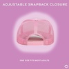 image:imageFunky Junque Blank Mesh Foam Lightweight Snapback Trucker HatLight Pink