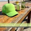image:imageFunky Junque Blank Mesh Foam Lightweight Snapback Trucker HatNeon Lime