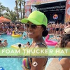 image:imageFunky Junque Blank Mesh Foam Lightweight Snapback Trucker HatNeon Lime