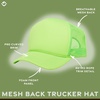 image:imageFunky Junque Blank Mesh Foam Lightweight Snapback Trucker HatNeon Lime