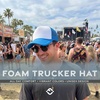 image:imageFunky Junque Blank Mesh Foam Lightweight Snapback Trucker HatWhiteAqua