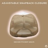 image:imageFunky Junque Blank Mesh Foam Lightweight Snapback Trucker HatWhiteKhaki