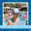 image:imageFunky Junque Blank Mesh Foam Lightweight Snapback Trucker HatWhiteLight Blue