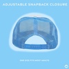 image:imageFunky Junque Blank Mesh Foam Lightweight Snapback Trucker HatWhiteLight Blue