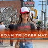 image:imageFunky Junque Blank Mesh Foam Lightweight Snapback Trucker HatWhiteRed