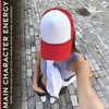 image:imageFunky Junque Blank Mesh Foam Lightweight Snapback Trucker HatWhiteRed