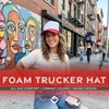 image:imageFunky Junque Blank Mesh Foam Lightweight Snapback Trucker HatWhiteRedBlack