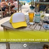 image:imageFunky Junque Blank Mesh Foam Lightweight Snapback Trucker HatWhiteYellow