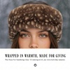 image:imageFunky Junque Faux Fur Lined Winter Headband  Long Fur  BlackFawn Print  Brown