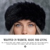 image:imageFunky Junque Faux Fur Lined Winter Headband  Long Fur  BlackLong Fur  Black