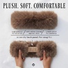 image:imageFunky Junque Faux Fur Lined Winter Headband  Long Fur  BlackLong Fur  Taupe