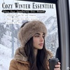 image:imageFunky Junque Faux Fur Lined Winter Headband  Long Fur  BlackLong Fur  Taupe